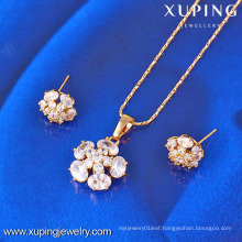 61400-Xuping Fashion Fake Charms Flower Shape Jewelry Sets